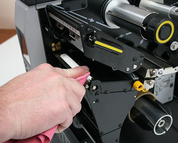 zebra printer cleaning