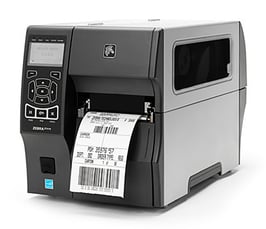 Zebra label printer with address label
